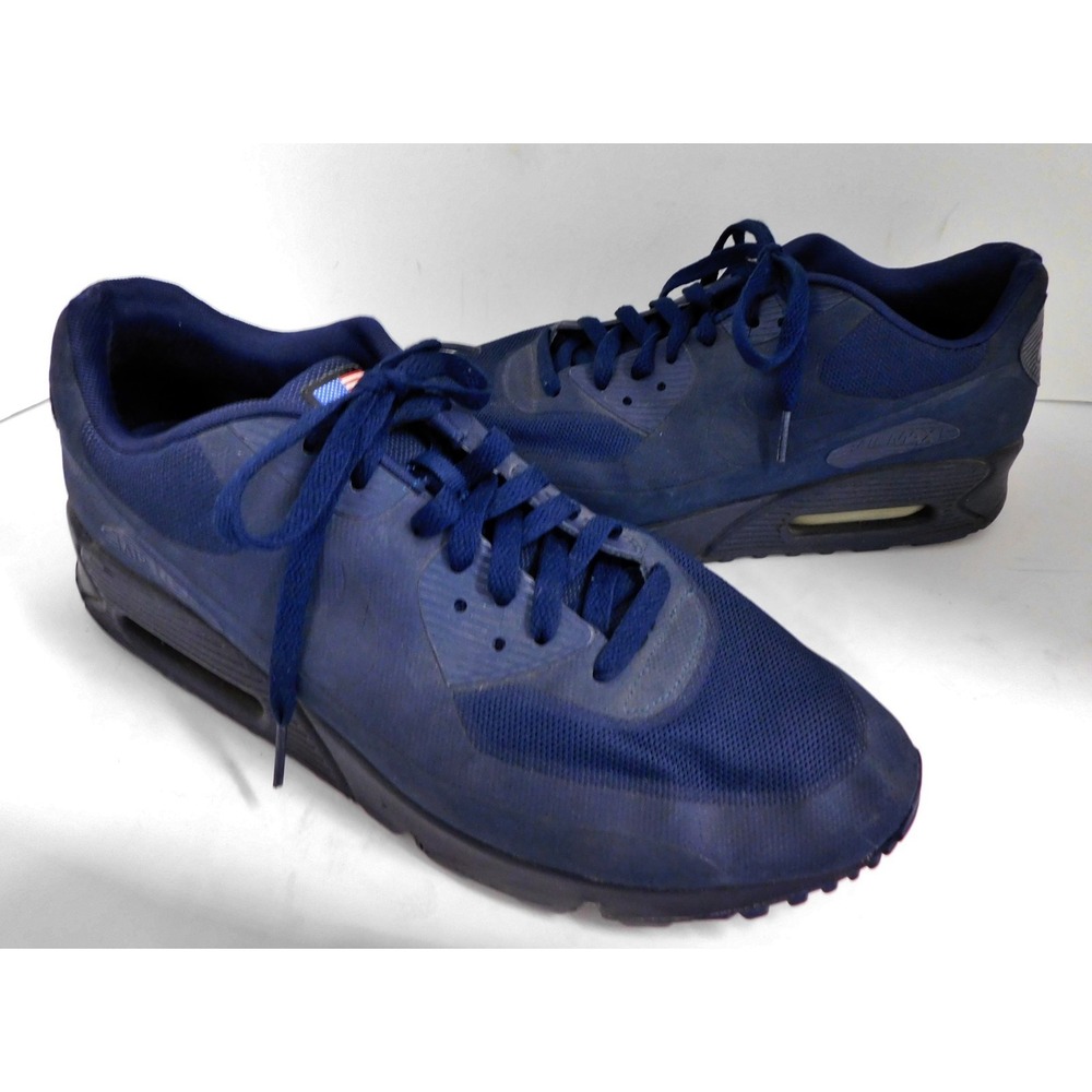 Nike Air Max 90 Hyperfuse QS Independence Day USA 613841-440 Navy Size 12
